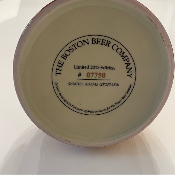 2013 Samuel Adams Utopias ceramic decanter with copper finish - Empty - Picture 5 of 8